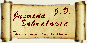 Jasmina Dobrilović vizit kartica